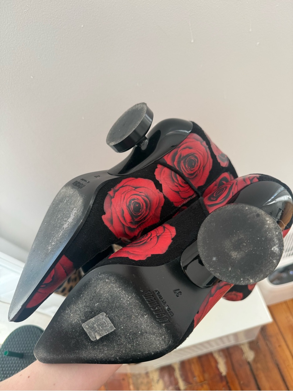 Lucasheva Boots with Red Rose Print - Picture 6 of 6